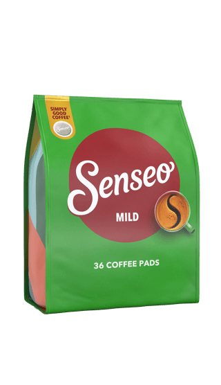 C21425906 Senseo Mild 36x INT GREEN PANEL front left v01