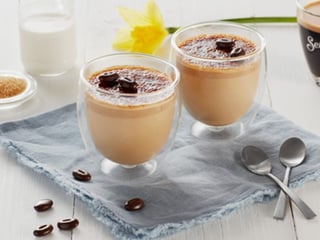 senseo koffie recepten dessert creme brulee met koffie