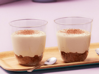 senseo koffie recepten dessert koffie cheesecake met kandijkoekjes