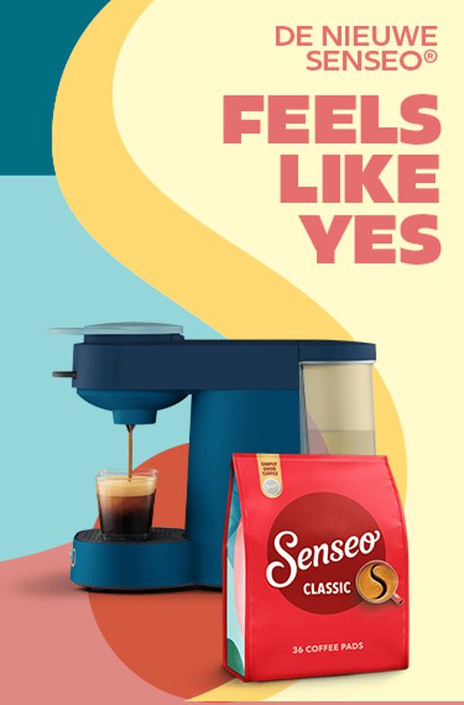 Senseo mobile banner homepage NL BE