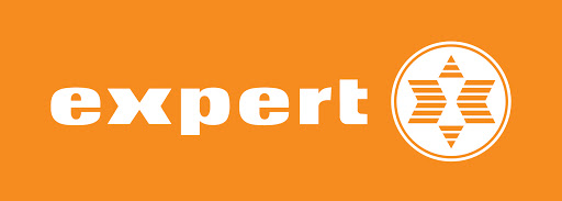 Oranje logo van de Expert.